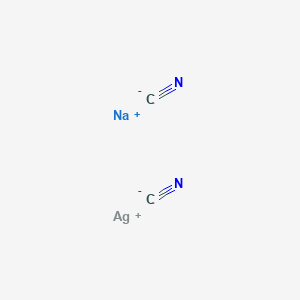 molecular formula C2AgN2Na B1614289 Sodium argentous cyanide CAS No. 21430-69-3