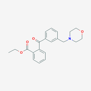 2-Carboethoxy-3'-morpholinomethyl benzophenone