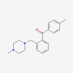 4'-Methyl-2-(4-methylpiperazinomethyl) benzophenone