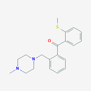 2-(4-Methylpiperazinomethyl)-2'-thiomethylbenzophenone