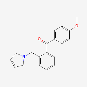 (2-((2,5-Dihydro-1H-pyrrol-1-yl)methyl)phenyl)(4-methoxyphenyl)methanone
