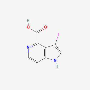 3-Iodo-1H-pyrrolo[3,2-c]pyridine-4-carboxylic acid