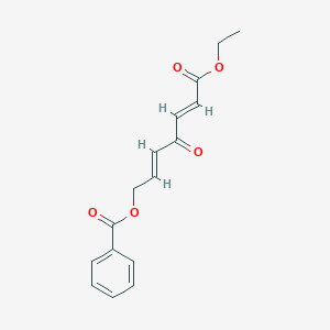 molecular formula C16H16O5 B161435 Homomelodienone CAS No. 135626-20-9