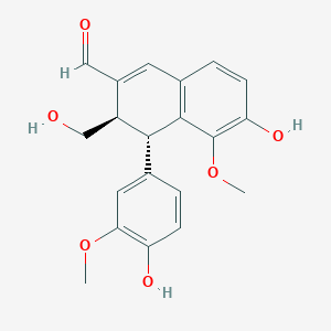 molecular formula C20H20O6 B161436 Vitedoin A 