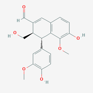 molecular formula C20H20O6 B161436 Vitedoin A CAS No. 819861-40-0