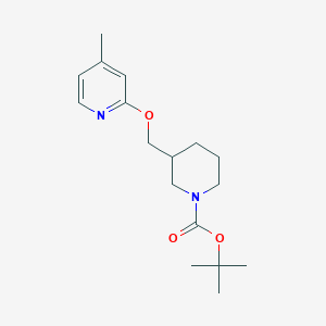 molecular formula C17H26N2O3 B1614361 tert-Butyl 3-(((4-methylpyridin-2-yl)oxy)methyl)piperidine-1-carboxylate CAS No. 954231-36-8