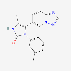 5-([1,2,4]Triazolo[1,5-a]pyridin-6-yl)-4-methyl-1-(m-tolyl)-1H-imidazol-2(3H)-one