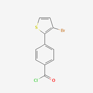 4-(3-Bromothien-2-yl)benzoyl chloride