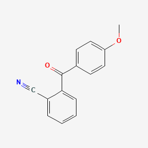 molecular formula C15H11NO2 B1614382 2-Cyano-4'-methoxybenzophenone CAS No. 750633-78-4