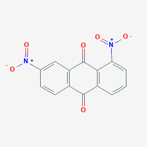 molecular formula C14H6N2O6 B161439 1,7-Dinitroanthraquinone CAS No. 1604-43-9