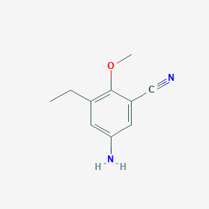 5-Amino-3-ethyl-2-methoxybenzonitrile