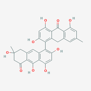 molecular formula C30H24O9 B161440 Austrovenetin CAS No. 133632-57-2