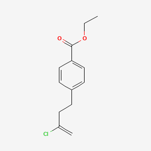 4-(4-Carboethoxyphenyl)-2-chloro-1-butene