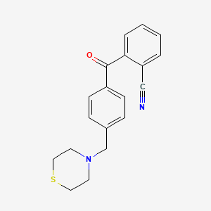 2-Cyano-4'-thiomorpholinomethylbenzophenone
