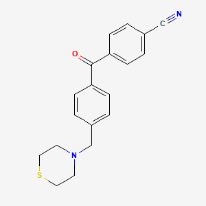 4-Cyano-4'-thiomorpholinomethylbenzophenone