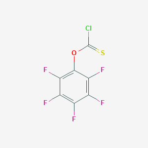 molecular formula C7ClF5OS B161442 Pentafluorophenyl chlorothionoformate CAS No. 135192-53-9