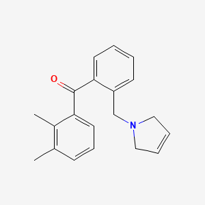 (2-((2,5-Dihydro-1H-pyrrol-1-yl)methyl)phenyl)(2,3-dimethylphenyl)methanone