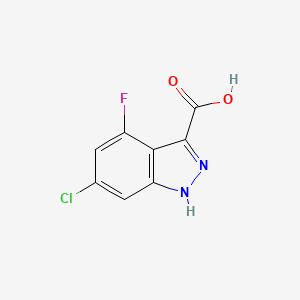 6-chloro-4-fluoro-1H-indazole-3-carboxylic acid