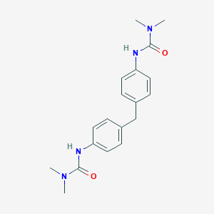 molecular formula C19H24N4O2 B161443 Urea, N,N''-(methylenedi-4,1-phenylene)bis[N',N'-dimethyl- CAS No. 10097-09-3