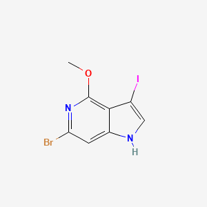 6-Bromo-3-iodo-4-methoxy-1H-pyrrolo[3,2-c]pyridine