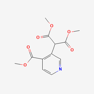 Dimethyl 2-(4-(methoxycarbonyl)pyridin-3-yl)malonate