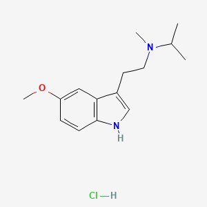 molecular formula C15H23ClN2O B1614439 5-Methoxy-N-methyl-N-isopropyltryptamine hydrochloride CAS No. 96096-54-7