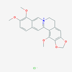 molecular formula C21H20ClNO5 B161444 1-Methoxyberberine CAS No. 29133-52-6