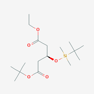 (R)-tert-Butyl ethyl 3-(tert-butyldimethylsiloxy)glutarate