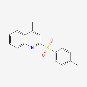 4-Methyl-2-[(4-methylphenyl)sulfonyl]quinoline
