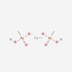 molecular formula C2H6As2CaO6-2 B1614460 Calcium bis(hydrogen methylarsonate) CAS No. 5902-95-4