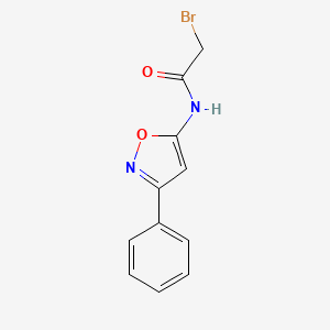 2-Bromo-N-(3-phenyl-5-isoxazolyl)acetamide