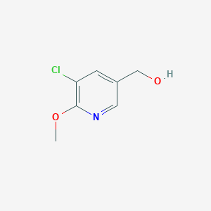 molecular formula C7H8ClNO2 B161447 (5-氯-6-甲氧基吡啶-3-基)甲醇 CAS No. 132865-53-3