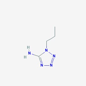 molecular formula C4H9N5 B1614475 1-propyl-1H-tetrazol-5-amine CAS No. 5340-04-5
