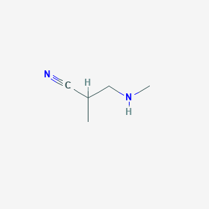 2-Methyl-3-(methylamino)propanenitrile