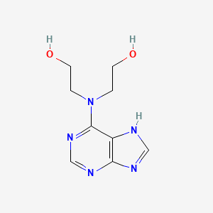 2-[(2-hydroxyethyl)(9H-purin-6-yl)amino]ethan-1-ol