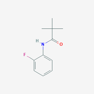 Propanamide, N-(2-fluorophenyl)-2,2-dimethyl-