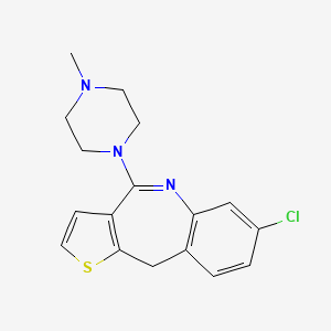 molecular formula C17H18ClN3S B1614503 Tilozepine CAS No. 42239-60-1