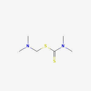 molecular formula C6H14N2S2 B1614505 Dimethylaminomethyl dimethyldithiocarbamate CAS No. 51-82-1