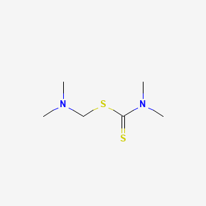 Carbamodithioic acid, dimethyl-, (dimethylamino)methyl ester
