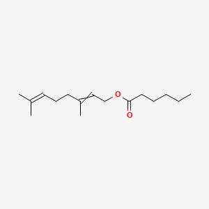 molecular formula C16H28O2 B1614517 Geranyl hexanoate CAS No. 68310-59-8