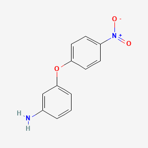molecular formula C12H10N2O3 B1614519 Benzenamine, 3-(4-nitrophenoxy)- CAS No. 22528-34-3