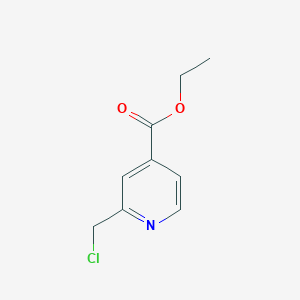 molecular formula C9H10ClNO2 B161452 Ethyl 2-(chloromethyl)isonicotinate CAS No. 10177-22-7
