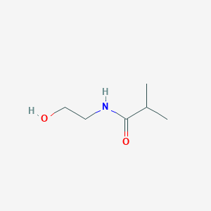 molecular formula C6H13NO2 B1614526 n-(2-羟乙基)-2-甲基丙酰胺 CAS No. 6282-73-1