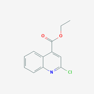 molecular formula C12H10ClNO2 B1614529 2-氯喹啉-4-羧酸乙酯 CAS No. 5467-61-8