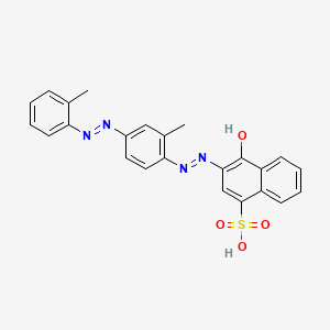molecular formula C24H20N4O4S B1614537 Cloth Red B CAS No. 6300-53-4