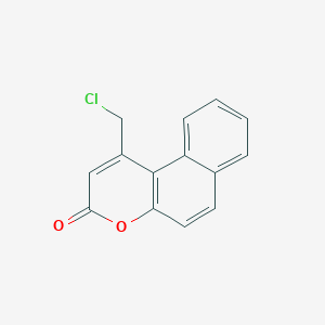 molecular formula C14H9ClO2 B1614539 1-(chloromethyl)-3H-benzo[f]chromen-3-one CAS No. 41295-62-9