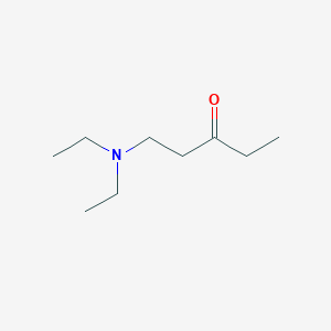 molecular formula C9H19NO B1614543 1-(Diethylamino)pentan-3-one CAS No. 33279-05-9