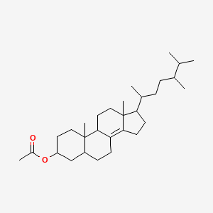 5alpha-Ergost-8(14)-en-3beta-ol, acetate