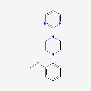 Pyrimidine, 2-(4-(o-methoxyphenyl)-1-piperazinyl)-