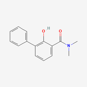molecular formula C15H15NO2 B1614563 Salicylamide, N,N-dimethyl-3-phenyl- CAS No. 46878-66-4